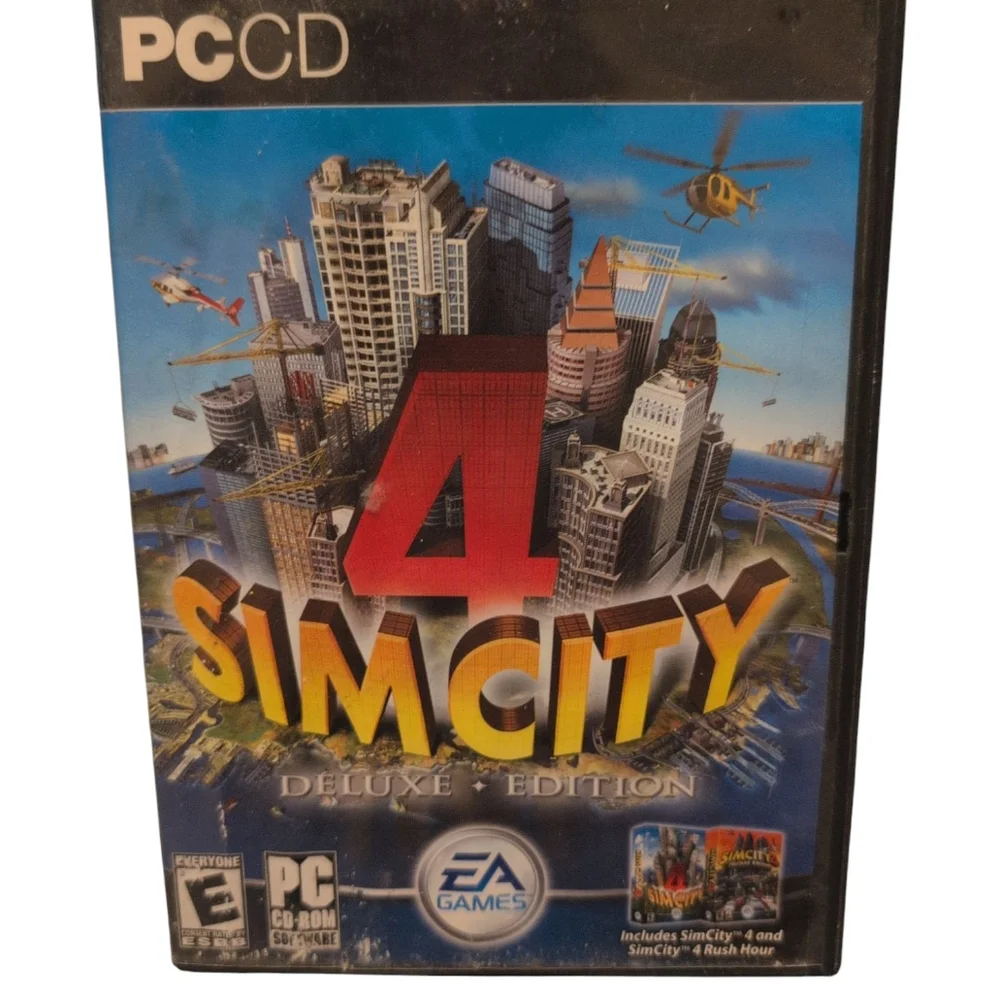 Lot Of 3 PC CD Video Games Pirates Of The Caribbean Sim City 4 Ratatouille CIB